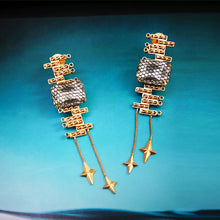 Load image into Gallery viewer, Gilded Maize Drop Earrings
