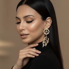 Load image into Gallery viewer, Jewels and Knotgrass Long Stud Earrings
