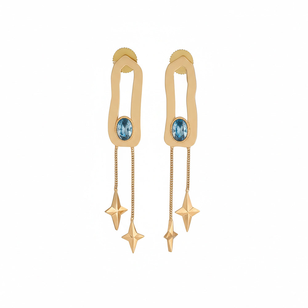 Gilded Sky Dangle earrings