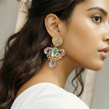 Load image into Gallery viewer, Rogue Secret Statement Gemstone Earrings
