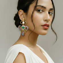 Load image into Gallery viewer, Fleur-de-Luxe Dynasty Earrings
