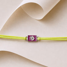 Load image into Gallery viewer, Pink Silver Neon Rakhi with round cord
