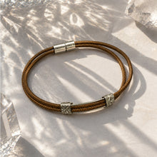 Load image into Gallery viewer, Handcrafted Magnetic Cord Reusable Rakhi Bracelet
