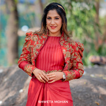 Load image into Gallery viewer, Plantain Mangtika WORN BY SHWETA MOHAN
