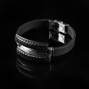 black-band-bracelet-with-textured-detail