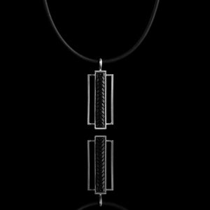 black-cord-necklace-split-texture-block-pendant