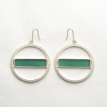 Load image into Gallery viewer, GREEN GLOW EARRINGS
