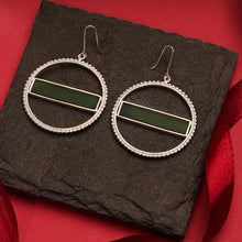 Load image into Gallery viewer, GREEN GLOW EARRINGS
