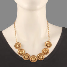 Load image into Gallery viewer, Tej gold plated pod neckpiece
