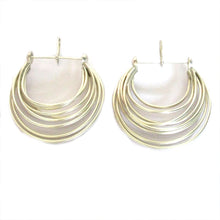 Load image into Gallery viewer, SILVER PLATED SCALLOP WIRES EARRING
