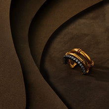 Load image into Gallery viewer, Golden Gather Stacked Ring
