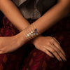 Pearl and Gemstone Embedded Cuff WORN BY NIHARIKA KONIDELA