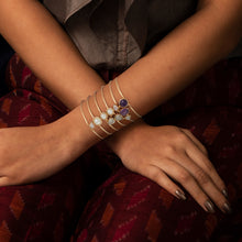 Load image into Gallery viewer, Pearl and Gemstone Embedded Cuff WORN BY NIHARIKA KONIDELA
