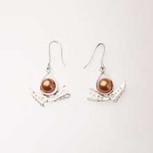 Load image into Gallery viewer, Customizable Pearl Cones Earring in 92.5 silver
