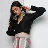 SILVER PLATED LONG WIRE AND DROPS EARRING - Worn by Sonam Kapoor