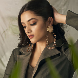 Lush ambiance earrings worn by Lakshmi Manchu & MRUNAL THAKUR