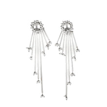 Load image into Gallery viewer, Multi Bunch Pearl Linear Earring worn by sonam kapoor
