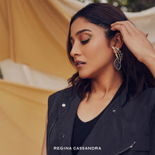 Load image into Gallery viewer, Innately alluring earring in Silver worn by regina cassandra
