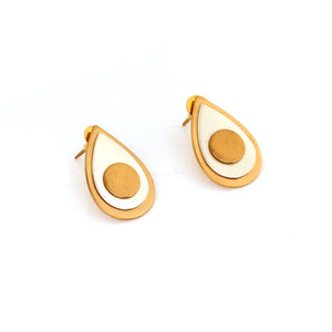 gold-&-silver-toned-double-drop-stud-earrings