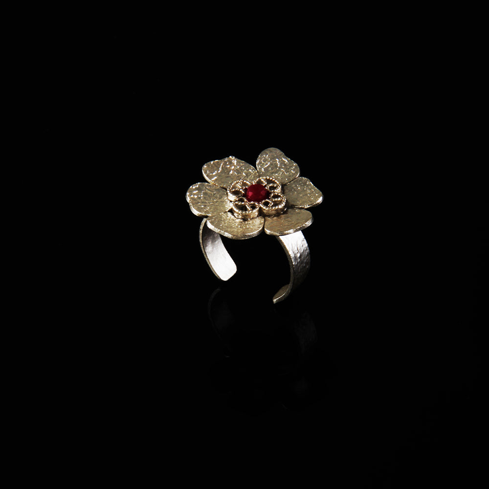 Rosy Mystic Reticulated Ring