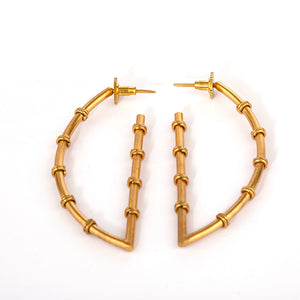 Idyllic Field Earring in Gold - Worn by Nivetha Pethuraj