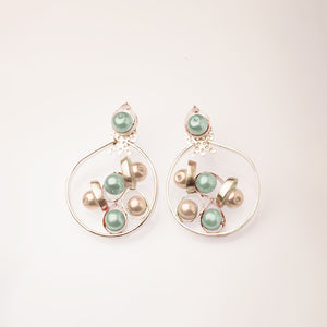 Customizable Pearl Earring in 92.5 silver